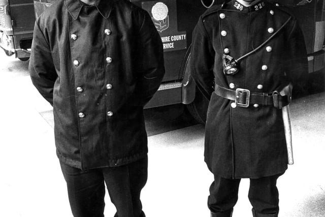 New Fire Fighting Jackets for Firefighters, June 1974