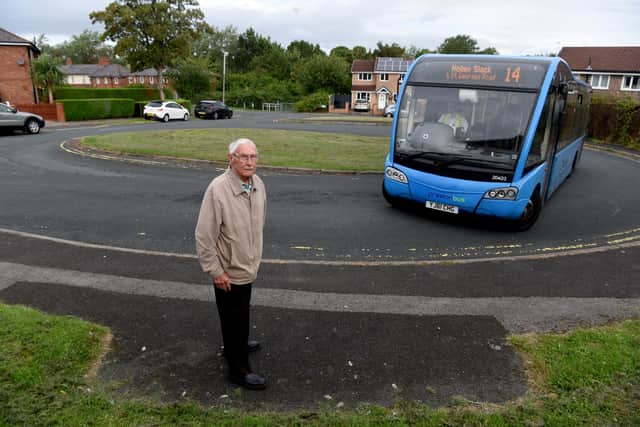 Brian would like somewhere to sit while he waits for the bus at the Holme Slack Lane terminus