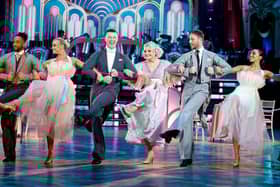 BBC handout photo of Kai Widdrington and Angela Rippon during their appearance on the live show on Saturday for BBC1's Strictly Come Dancing. Guy Levy/BBC/PA Wire