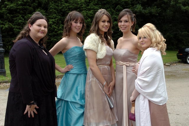 It's the 2008 Leavers Ball for these young ladies from Ashton Community Science College, held at Bartle Hall
