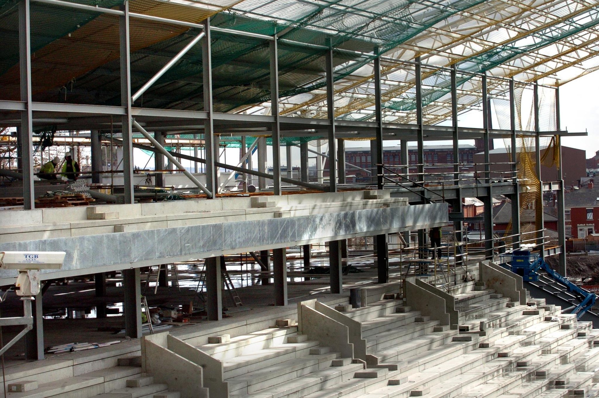 Retro video: PNE's new Invincibles Pavilion nears completion in 2008 at the Deepdale Stadium