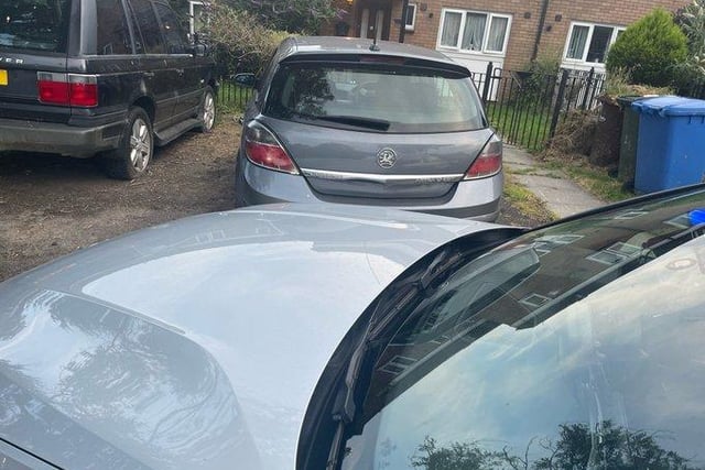 This Vauxhall Astra was stopped by patrols in Three Nooks, Preston.
The female driver was not insured to drive the vehicle. She old officers her friend was supposed to add her to the policy but hadn't.
She was given six penalty points on her licence, a £300 fine and the vehicle was seized.
