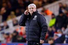 West Bromwich Albion manager Steve Bruce during the Sky Bet Championship match at the Riverside Stadium, Middlesbrough.
