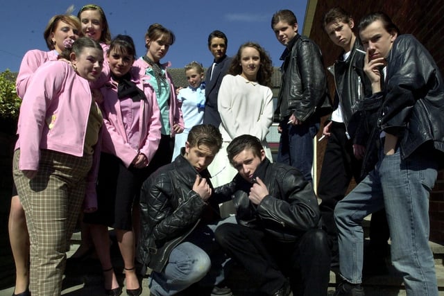 Pupils from St Michael's CE High School, Chorley, perform 'Grease' the musical 