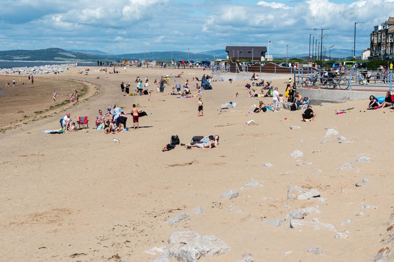 Morecambe beach is a little quieter these days than in its early 1900's heyday, but there's still arcades, shops, fish and chip shops and ice cream parlours along the seafront.According to thebeachguide.co.uk "there is no lifeguard cover and visitors need to beware of the dangers in the area. Incredibly fast tides, quicksand and other hazards make it dangerous to stray far out into the bay."Dogs are banned from the beach from the start of May to the end of September, but are allowed on the promenade if on leads.