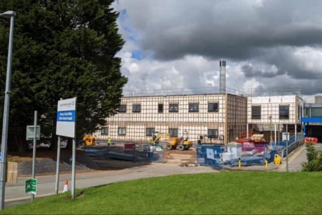 The Cuerden Ward at Chorley Hospital had also been banked on to improve patient flow through the system (image via Chorley Council's planning portal)