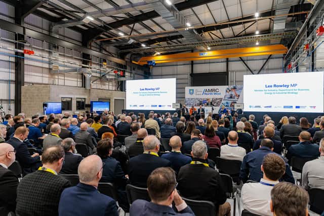 The official opening of the AMRC at Samlesbury