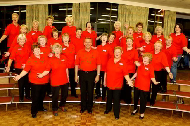 The Red Rosettes ladies barbershop singers