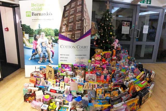 This year marks a decade of Cotton Court Business Centre’s Christmas Gift Appeal in aid of Barnardo’s.