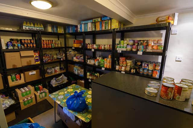 Space is limited at the existing storeroom for the Brownedge Christians Together Foodbank.