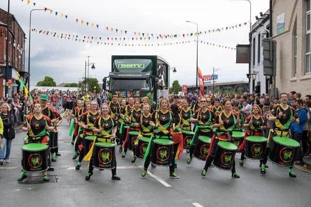 A scene from the 2019 Leyland Festival