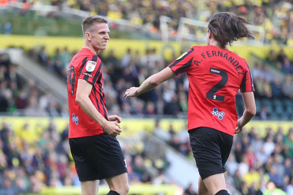 Preston North End striker Emil Riis says he's back after double against Norwich City