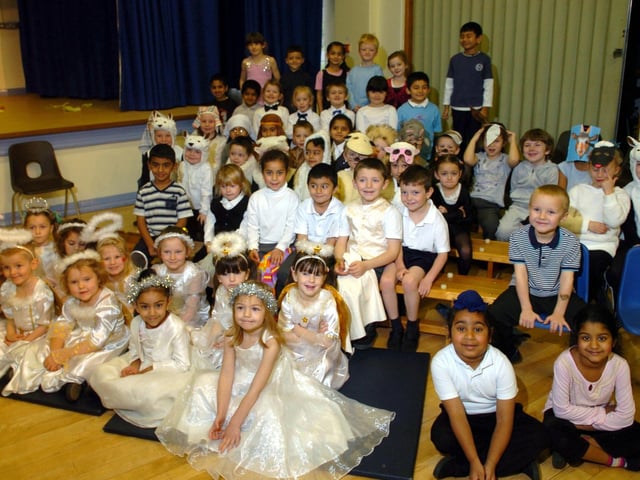 Fulwood and Cadley Primary School's production of 'Mend the Manger' in 2006
