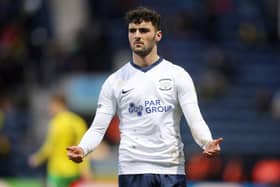 Preston North End's Tom Cannon during his debut