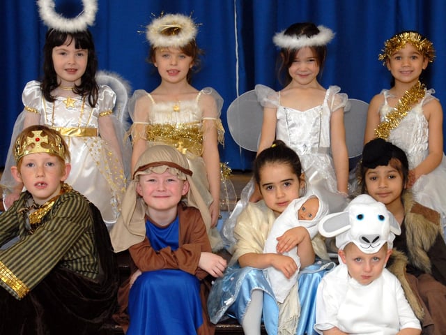 Children taking part in 'Rodney the Stable Rat' at Fulwood and Cadley Primary School, Black Bull Lane, Preston