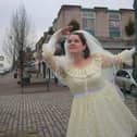 Izzie Major performing as the Bride of Kirkham