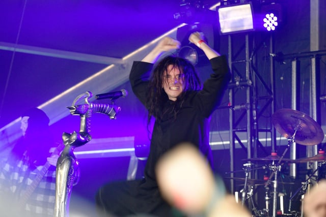 Korn Again perform on the Hangar Stage at Rock Prest, Moor Park, Preston.