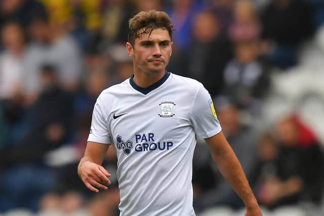 Preston North End's Ryan Ledson in action at Deepdale.