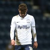 Preston North End's Ryan Ledson looks dejected at the final whistle