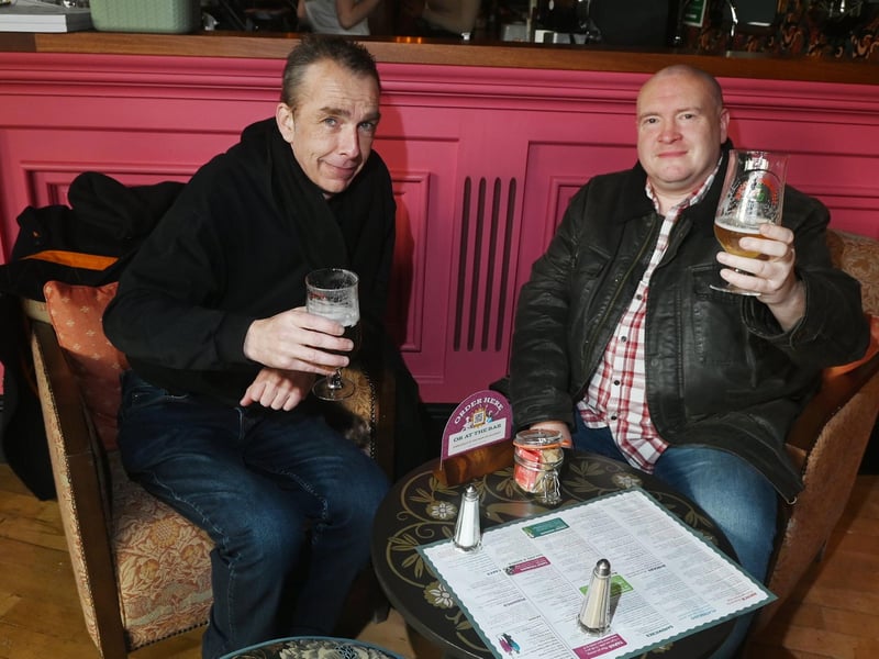 Happy customers at the newly opened Argento Lounge, bar and restaurant at the new Animate - Harris Quarter, Preston.