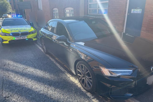 #T1TacOps on #OPGRIP stopped this Audi A6 on Marsh Lane, Preston due to a marker being placed on the vehicle from another force. The search was negative in relation to the marker however the driver failed a @DrugWipeUK for cocaine and was arrested