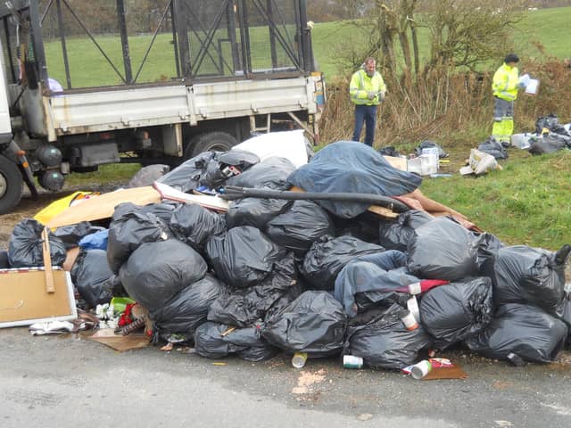 Flytipping in Lancaster and Morecambe.