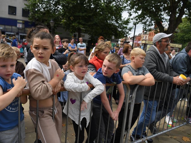 Wrestling on Preston Flag Market