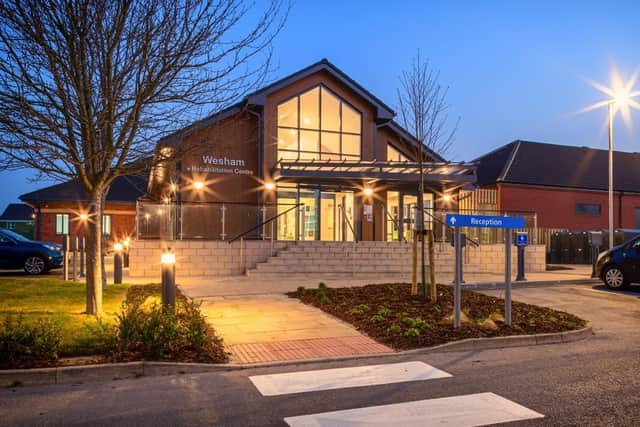 Wesham Rehabilitation Centre has been handed over to the NHS after a £9.4m revamp by Frank Whittle Partnerships and Eric Wright Group