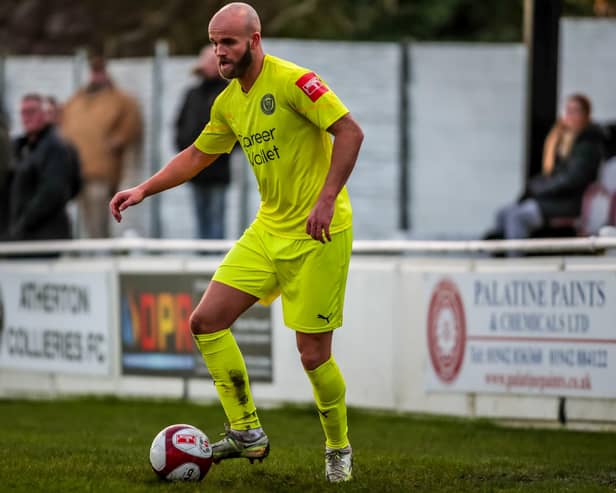 Niall Cowperthwaite was part of a makeshift central defensive partnership with Brad Carroll