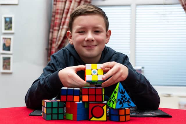10-year-old Jack Brierley from Preston has been awarded the fastest Rubik's cube master in the seven to nine year olds