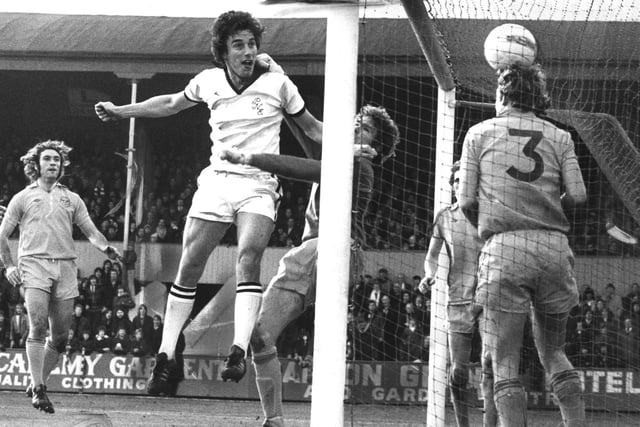 Mike Elwiss scored both goals in a 2–2 draw against Carlisle United in his debut in 1974. He was twice named as the club's Player of the Year, and his strike partnership with Alex Bruce helped the club to promotion to the Second Division in 1978. He scored 60 goals from 192 league appearances