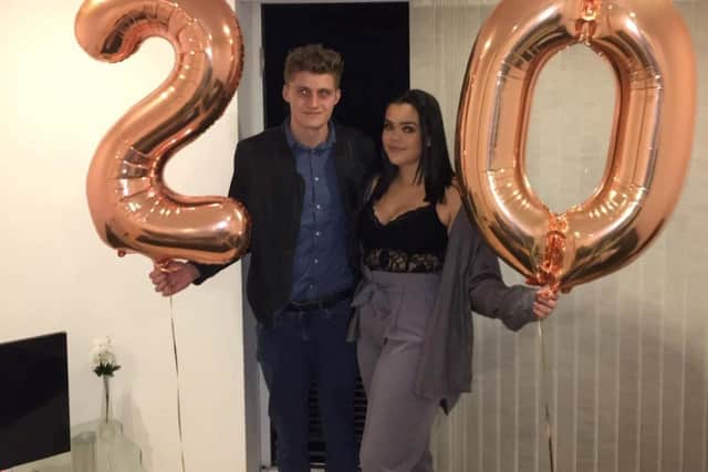 Lakita with her boyfriend Ollie on her 20th birthday