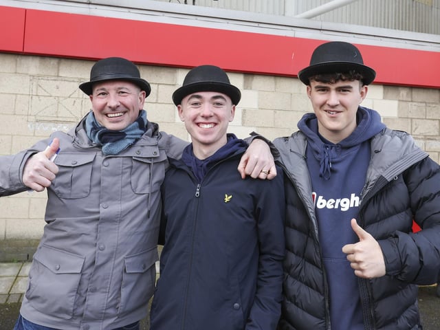 PNE fans at Middlesbrough
