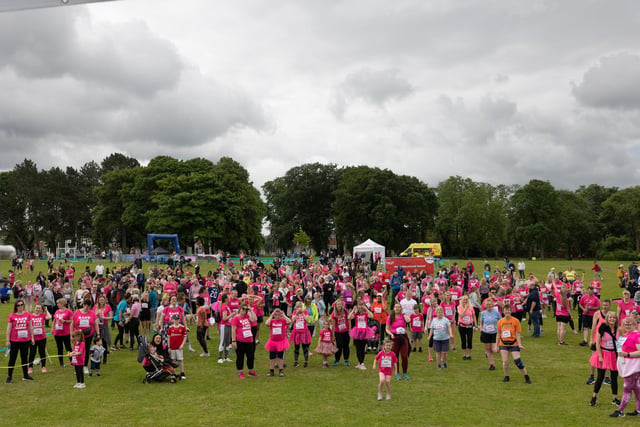 The Race for Life in Preston's Moor Park was certainly a popular event