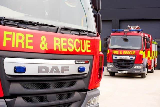 A domestic building fire in Preston last night has left a woman and two children in a critical condition.
