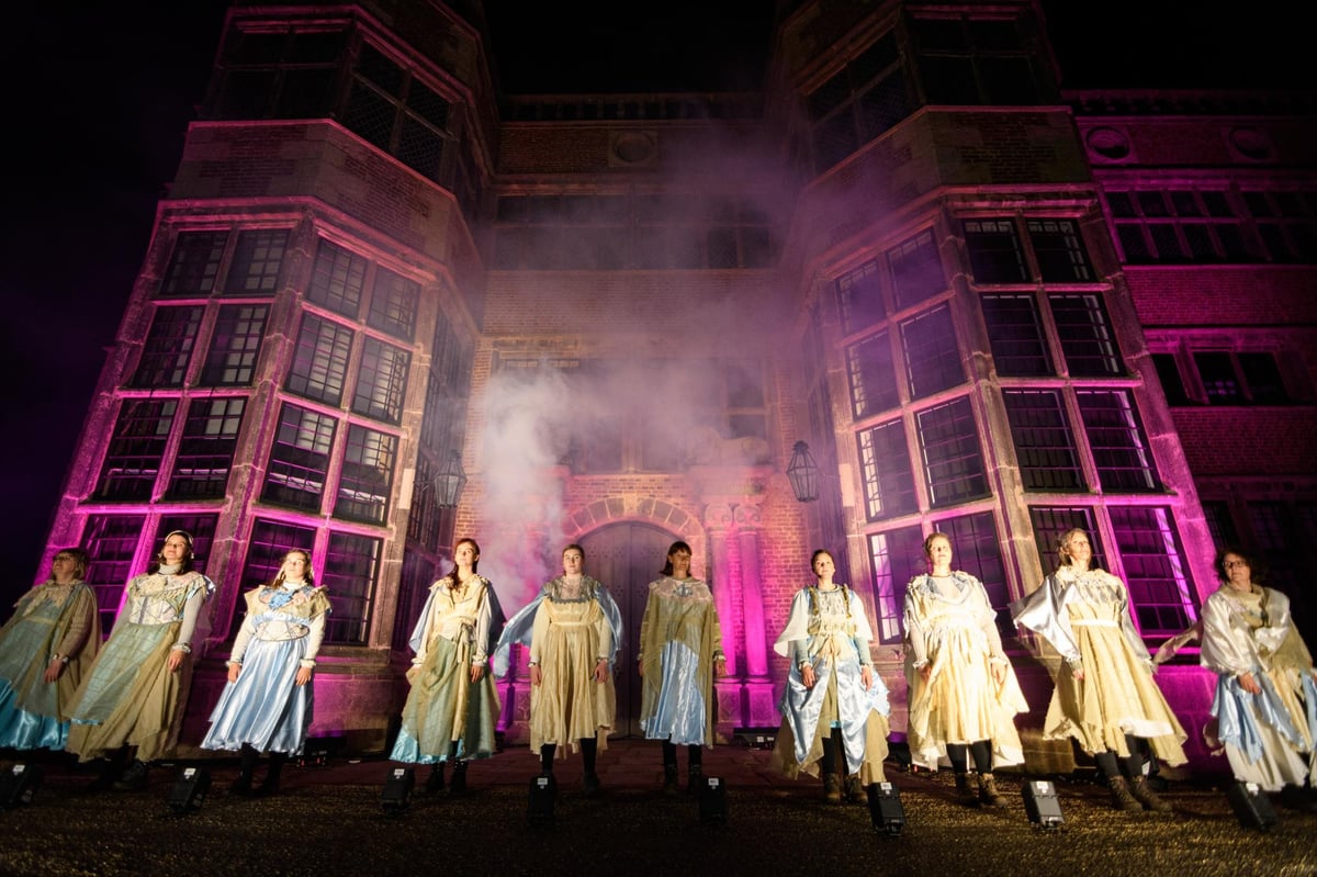 15 pictures as crowds treated to magnificent light spectacle at Astley Hall