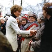 Princess Diana visits Preston in January 1993