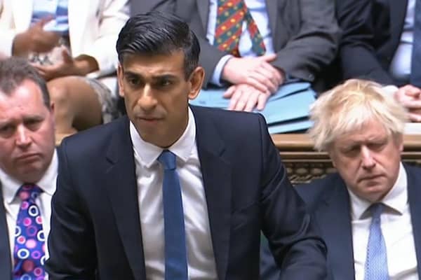 Chancellor Rishi Sunak making a statement in the House of Commons on the cost of living crisis.