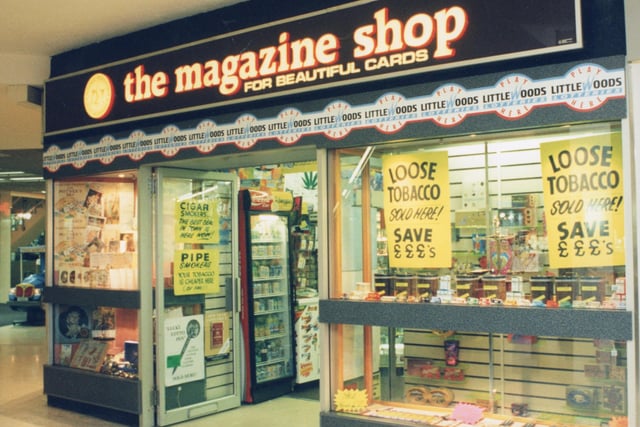 There were two Magazine Shops in Preston - this one in St George's Shopping Centre and one on Friargate, close to the Railway Station