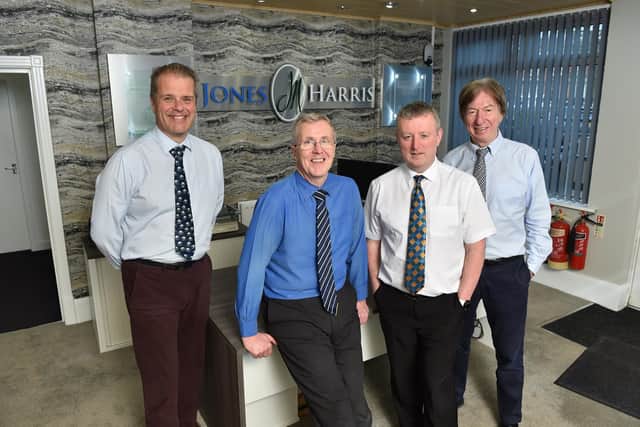 Meet the team: The directors (from the left) are Martin Wigley, Stewart Case, Phil Crankshaw and Charles Bryning
