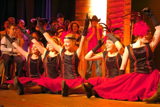 A scene from The Archbishop Temple High School production of Calamity Jane