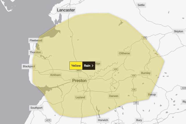 Flood warnings and alerts put in place across Lancashire as torrential ...