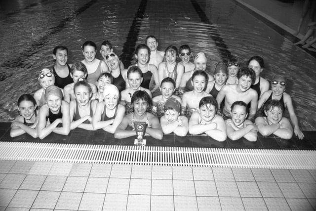 The group of happy swimmers at Fulwood Leisure Centre were the winners of a trophy - what was it for?