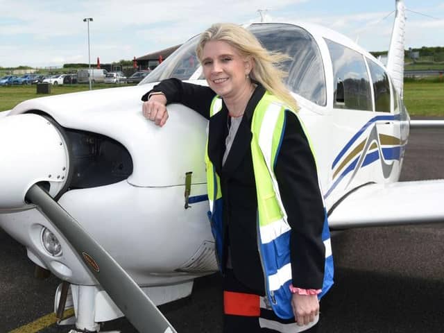 Karen Taylor who has joined the board of Blackpool Airport Operations Ltd