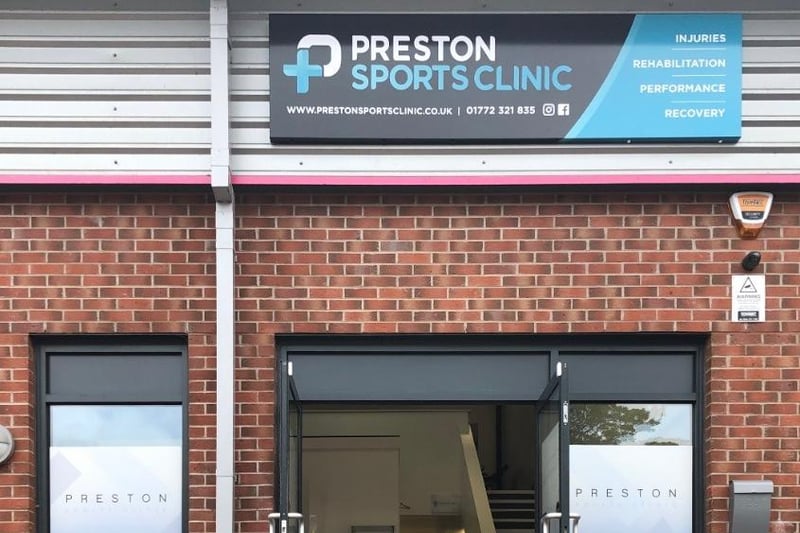 Preston Sports Clinic on Nook Lane, Bamber Bridge, has a rating of 5 out of 5 from 65 Google reviews