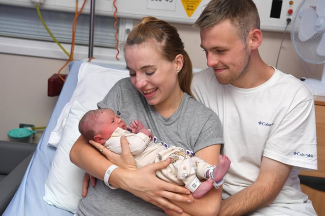 Elena Rose Ashcroft, born at Royal Preston Hospital, on June 12, at 03:30 weighing 7lb 8, to Abbie Hindley and Finley Ashcroft, of Preston