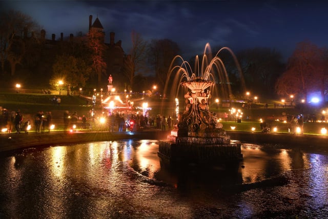 Avenham Park was transformed into a spectacular display of light at Preston's first Festive Fire Garden on Saturday, December 2 and Sunday, December 3