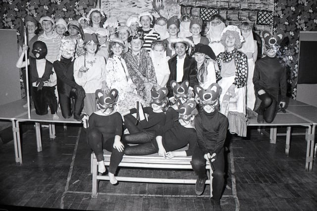 Pupils at the Grange School in Ribbleton are pictured during the dress rehearsal for their production of Dick Whittingham