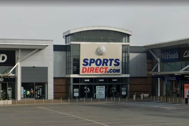 The former Sports Direct store which became empty this year.