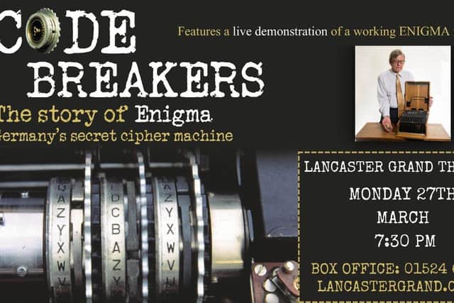 Codebreaker: The Story of Enigma comes to Lancaster Grand in March.